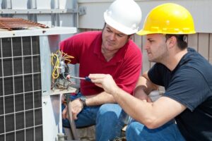 HVAC contractors inspection commercial building