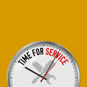 Time For Scheduled Service Maintenance AC HVAC